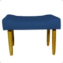 Ver imagem 3 de Kit 2 Puff Decorativo Confortável Retangular para Sala Recepção Quarto Requinte Suede Cores Pé Palit