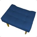 Ver imagem 4 de Kit 2 Puff Decorativo Confortável Retangular para Sala Recepção Quarto Requinte Suede Cores Pé Palit