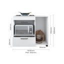 Ver imagem 2 de Balcão para Cooktop de 4 Bocas com Espaço para Forno com Porta Mp