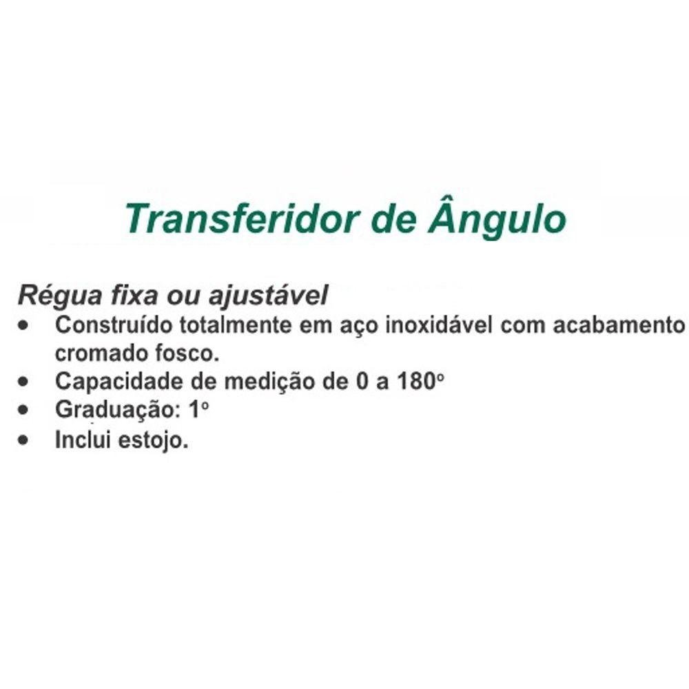 Transferidor de Ângulo Fixo - Med. 120,0 X 150,0mm - 3