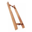 Ver imagem 1 de Puxador para Portas Madeira / Vidro Alumínio Rose - 40 Cm