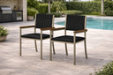 Ver imagem 2 de Conjunto Gourmet Náutica 8 Cadeiras Elegance Solare-preto