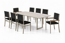 Ver imagem 3 de Conjunto Gourmet Náutica 8 Cadeiras Elegance Solare-preto