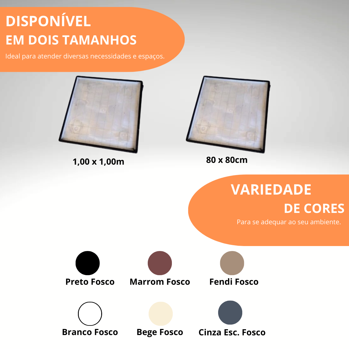 Tampão para Casa Máquinas de Piscina 80x80 Bege Escuro - 3