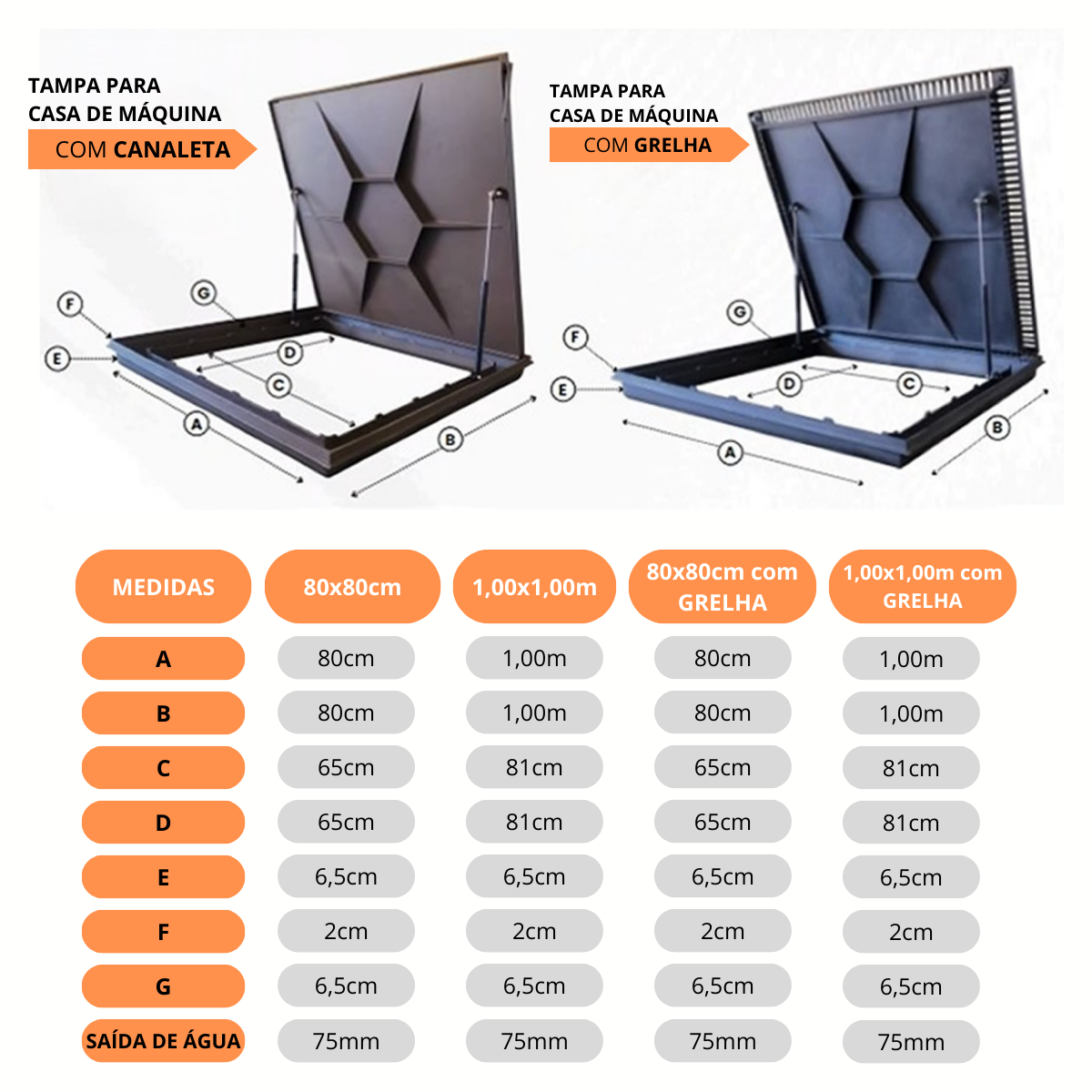 Tampão para Casa Máquinas de Piscina 80x80 Bege Escuro - 4