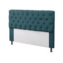 Ver imagem 1 de Cabeceira Mirage Para Cama Box Solteiro 100cm Com Capitonê Suede:Azul Turquesa
