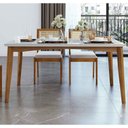 Ver imagem 6 de Mesa de Jantar Nesher Monalisa 160x90cm Retangular com Vidro Mel e Off White