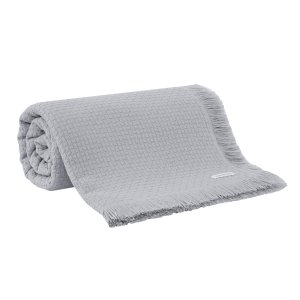 Colcha de Casal In Design com Franja Buddemeyer Caqui 1277