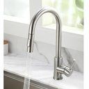 Ver imagem 6 de Torneira Monocomando Gourmet de Pia para Cozinha com Bica Alta Extensível Inox Escovado