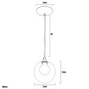 Ver imagem 4 de Lustre Pendente Harmony Bolinha Preto