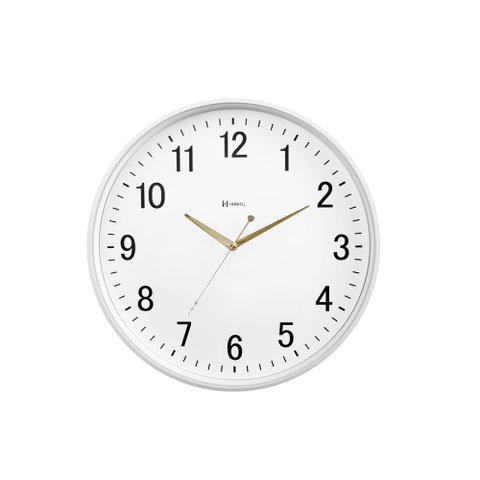 Relógio de Parede Branco Brilhante Herweg 6857-242