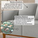 Ver imagem 5 de Sofá Living 2 Lugares com Pés em Madeira Maciça 129cm Estelí Yescasa