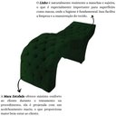 Ver imagem 5 de Maca Estofada Capitonê Clínica Salão Estética Linho Marta:Verde