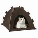 Ver imagem 1 de Tenda Caminha Gato Pet Cachorro Coelho Animais Estimaçao Casinha Cabana Arranhador Confortavel Dobra