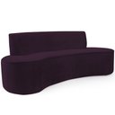 Ver imagem 1 de Sofá 02 Lugares 150cm Mônaco Veludo Roxo - Nexta Casa