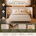Ver mais imagens de Cama Casal King e Cabeceira Curva Fernanda Bouclê Moscow Design Moderno