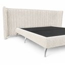 Ver imagem 3 de Cama Casal King e Cabeceira Curva Fernanda Bouclê Moscow Design Moderno