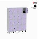 Ver imagem 7 de Roupeiro Aço Linha Light 16 Portas - GR304-16 Cinza-Lilas
