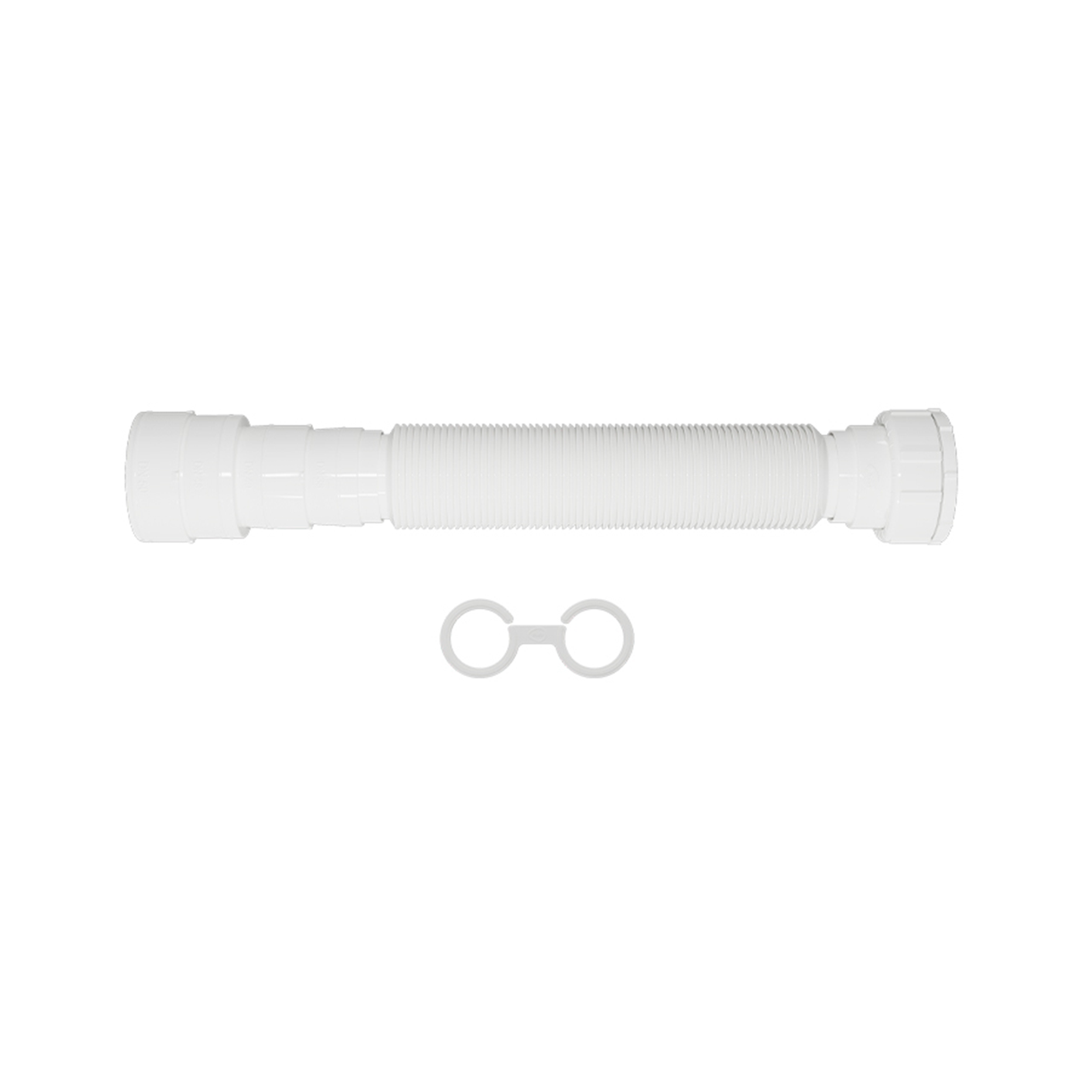 Sifão Blukit Extensivo C/porca Branco 0,7m - 1