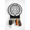 Ver imagem 1 de Porta-Chaves São Bento - Decorativo Religioso