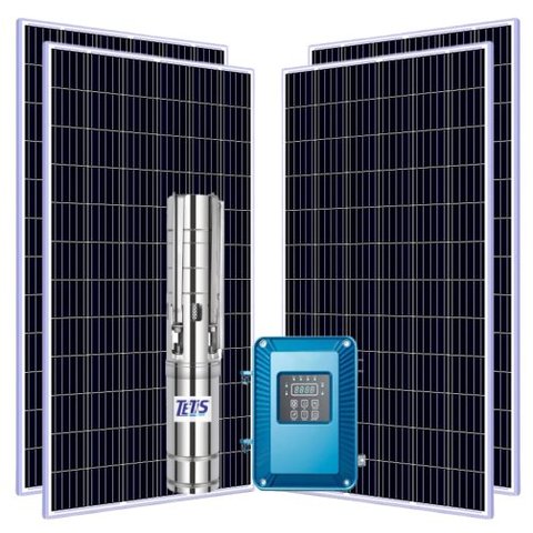Kit Bomba Submersa Solar 500W Até 40m ou 52.800L/dia