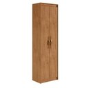 Ver imagem 2 de Armário Multiuso Sapateira Davi 2 Portas 4 Prateleiras MDP 50.4cm Amêndoa Clean