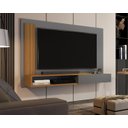 Ver imagem 1 de Painel Tv Smart Luxo até 50 P Math com Porta Cor Onix / Nature- Jm Casa Dos Moveis