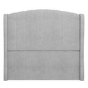 Ver imagem 6 de Cabeceira Casal King Cama Box 195cm Glenda I02 Bouclê Cinza - Mpozenato