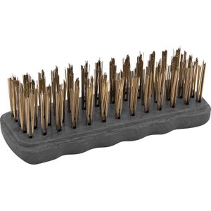 Escova manual sem cabo aço carbono cepa plástico - Nove54