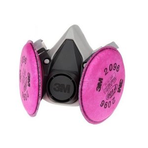 Mascara 3M 6200 com Filtros 2096 para Partículas Altamente Tóxicas