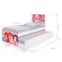 Ver imagem 2 de Bi Cama Juvenil Zap com Cabeceira Princesinhas