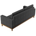 Ver imagem 3 de Sofá Living 145cm 2 Lugares Kayrós D05 Linho Chumbo - Mpozenato