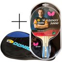 Ver imagem 3 de Kit Raquete Butterfly Addoy 1000 + Porta Raquete Case Donic