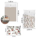Ver imagem 5 de Jogo de Cama Casal 180 Fios Fiori - Samuel (7819)