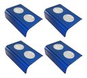 Ver imagem 6 de Kit 02 Esteira Decorativa Laqueada Sofá Alumínio Azul Bic