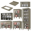 Ver imagem 4 de Cozinha Completa 6 Peças Connect Duna/cristal com Cristaleira - Móveis Henn