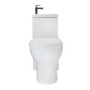 Ver imagem 3 de Kit Vaso Sanitário Com Caixa Acoplada e Lavatório Pratic - Sanit