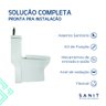 Kit Vaso Sanitário Com Caixa Acoplada e Lavatório Pratic - Sanit - 5