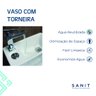 Kit Vaso Sanitário Com Caixa Acoplada e Lavatório Pratic - Sanit - 6