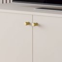 Ver imagem 3 de Rack para Tv 1.4 Tucupi Off White Pe Dourado - Moveis Jb