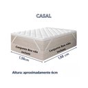 Ver imagem 3 de Pillow Top Casal Antialérgico Ortobom Protetor de Colchão