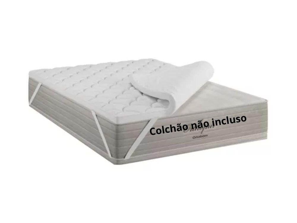 Pillow Top Casal Antialérgico Ortobom Protetor de Colchão