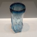 Ver imagem 3 de Vaso Decorativo Enfeite Casa Vidro 22x10x10cm Azul