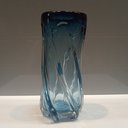 Ver imagem 4 de Vaso Decorativo Enfeite Casa Vidro 22x10x10cm Azul