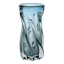 Ver imagem 1 de Vaso Decorativo Enfeite Casa Vidro 22x10x10cm Azul
