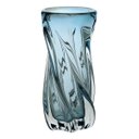Ver imagem 1 de Vaso Decorativo Enfeite Casa Vidro 22x10x10cm Azul