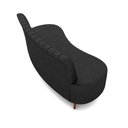 Ver imagem 4 de Sofá 2 Lugares Living 135cm Pé Palito Maraú Sintético Pu Preto K01 - D'Rossi