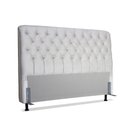 Ver imagem 1 de Cabeceira de Cama Box Casal 138 Cm Padua Tecido Suede Veludo Bege