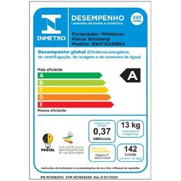 Lavadora de Roupas Brastemp Advanced 13kg 220v Branca - 10