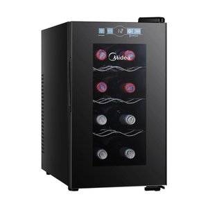 Adega Climatizada de Vinho 8 Garrafas Bivolt Midea Mdrw053fgggl3 - Bivolt